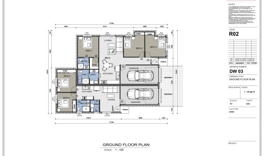 Duplex Design Home Plan – Duk
