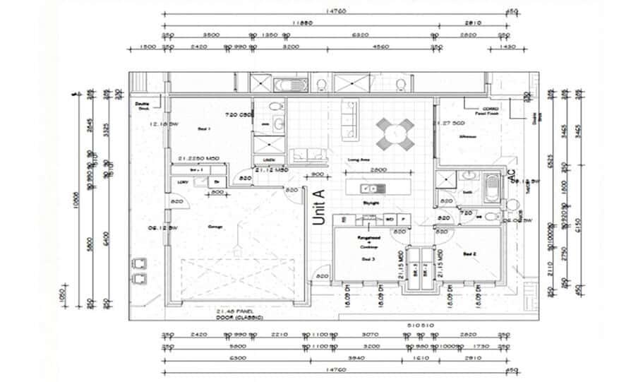 Duplex Design Plan 295 DUK 01