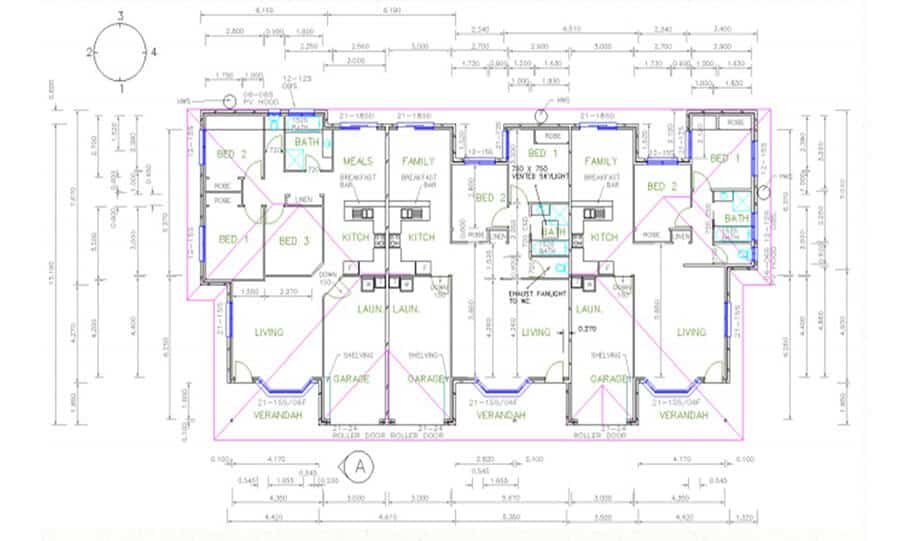 Duplex Design Plan 336 DUK 03