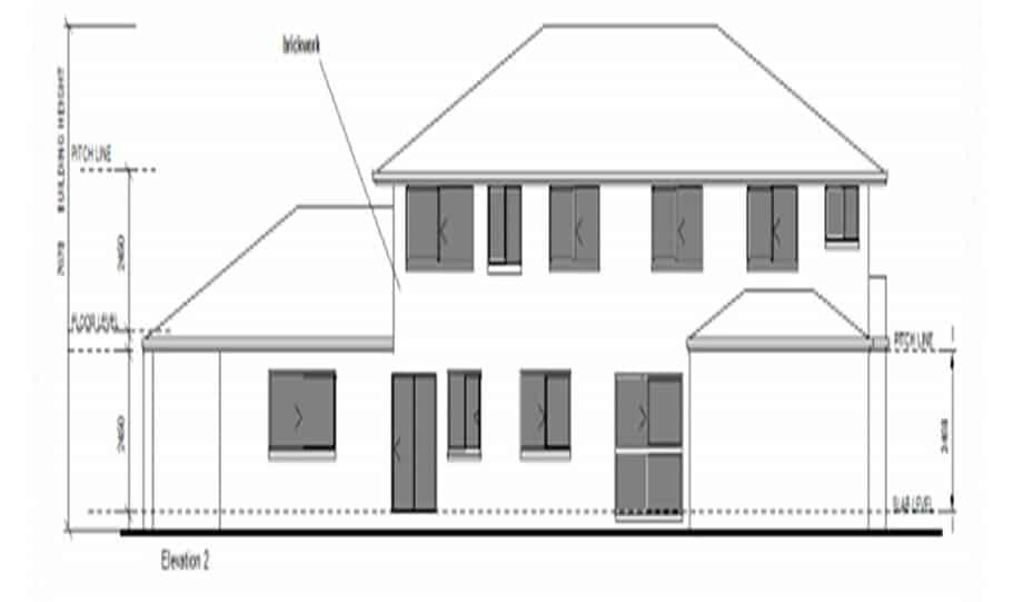 Duplex Kit Design Home Plan – 491N 04