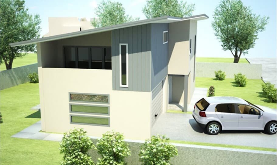 Duplex Kit Home Design Plan 213 01