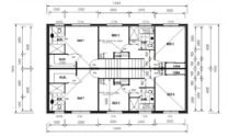 Duplex Kit Home Design Plan 297A 03