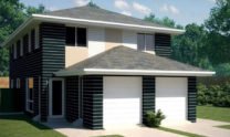 Duplex Kit Home Design Plan 297A 09