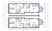 Duplex Kit Home Design Plan 299T 03