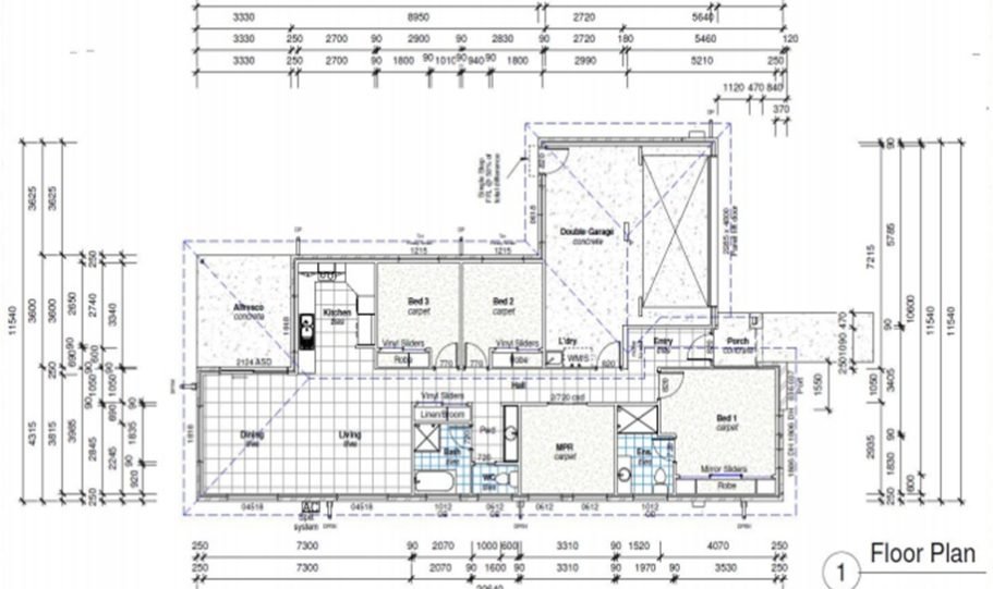 One Storey Kit Homes Plan 181 182m2 4 Bed 2 Bath 9