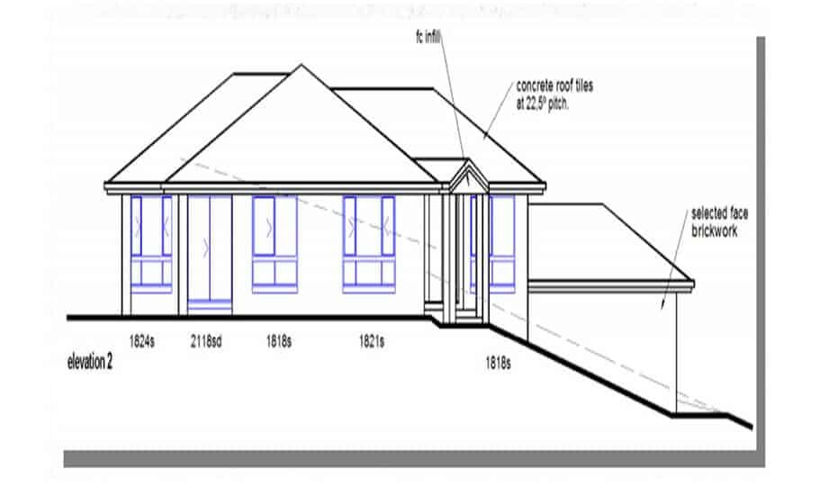Sloping Land Kit Home Design 218 04
