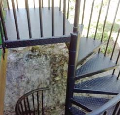 Staircase France Carbon Steel Spiral Stair
