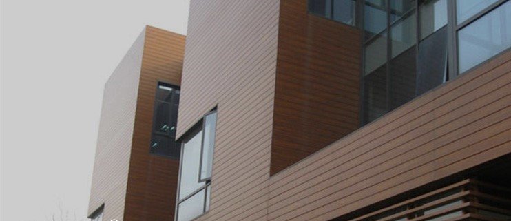 Independent House Anti Uv Wpc Wall Cladding