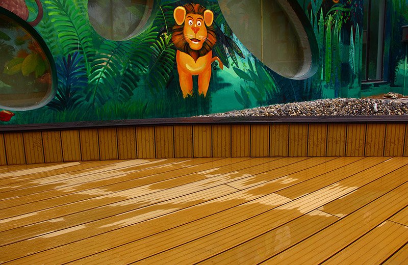 Tw Composite Decking Installation For Kindergarten