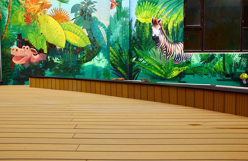 Tw Composite Decking Installation For Kindergarten