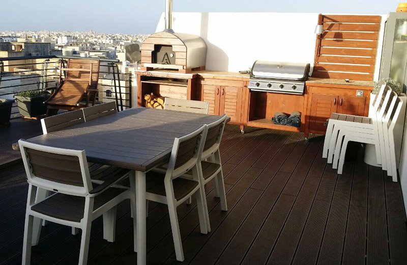 Tw Outdoor Composite Decking Installation Case In Malta