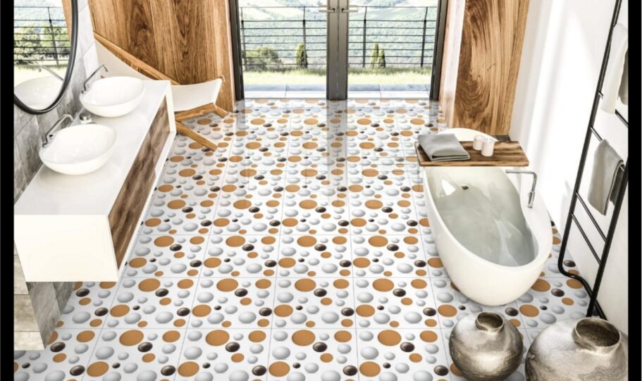 Spark Ceramic 600x600mm 3d Floor Tiles (12)