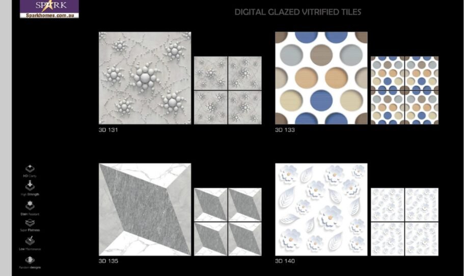Spark Ceramic 600x600mm 3d Floor Tiles (17)