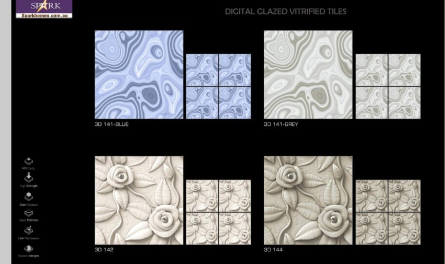 Spark Ceramic 600x600mm 3d Floor Tiles (21)