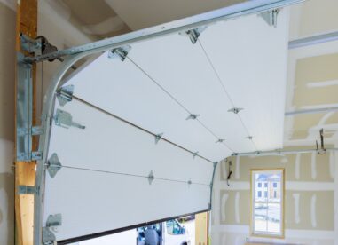 Installation Of Rolling Shutters Plastic Garage Doors In A New House