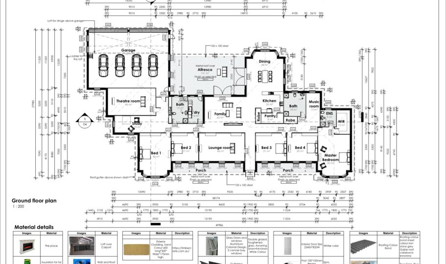 Acreage Kit Home Design 3 Luxury 500sqm Steel Frame Australia Wide