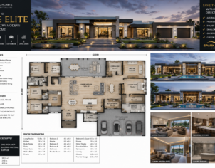 The Elite 500sqm Ultra Modern Kit Homes Luxury Design Steel Frame Kit Australia Wide Delivery